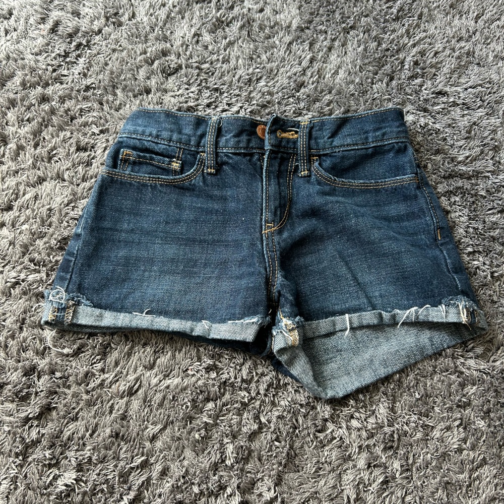 Girls Blue Denim Shorts